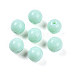 Opaque Solid Color Glass Beads X1-GLAA-N007-8mm-A12-1