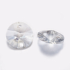Faceted Glass Rhinestone Charms RGLA-F049-10mm-001BS-2