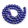 Electroplate Transparent Glass Beads Strands LS-GLAA-T032-T4mm-AB15-8