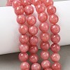 Dyed Natural Malaysia Jade Beads Strands G-G021-02C-22-5