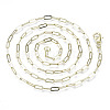 Brass Paperclip Chains MAK-S072-10A-14KC-2