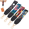 WADORN 4Pcs 4 Color Polyester Wristlet Short Bag Straps FIND-WR0008-92-1