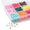 150G 15 Colors Handmade Polymer Clay Beads CLAY-JP0001-12-6mm-3