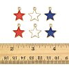 20Pcs 3 Colors Alloy Enamel Pendants ENAM-FS0003-53-5