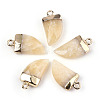 Natural Topaz Jade Pendants G-N326-57H-1