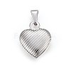 Non-Tarnish 304 Stainless Steel Pendants STAS-P209-46P-1