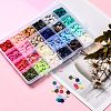 24 Colors Handmade Polymer Clay Beads CLAY-X0011-03C-5