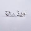 Brass Pave Clear Cubic Zirconia Cartilage Earrings FS-WGEDAE7-15-1