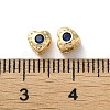Valentine's Day Brass Micro Pave Cubic Zirconia Beads LS-KK-P256-10G-03-3