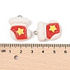 Christmas Theme Opaque Resin Pendants RESI-S08-05F-3
