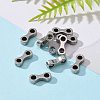 Tarnish Resistant 201 Stainless Steel Bead Spacer Bars X-STAS-R064-41-6