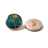 Alloy Enamel Shank Buttons BUTT-WH0015-52C-2