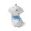 Flocky Resin Pendants LS-FIND-A047-04P-01-2