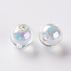 Transparent Acrylic Beads TACR-S152-15B-SS2113-2