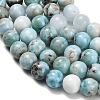 Natural Larimar Beads Strands GG-D001-A01-3