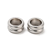 Non-Tarnish 304 Stainless Steel European Beads STAS-H214-05P-1