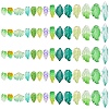 140Pcs 14 Styles Autumn Theme Two-Tone Transparent Glass Charms GLAA-YW0005-06-2