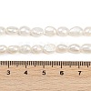 Natural Cultured Freshwater Pearl Beads Strands PEAR-P064-20H-06A-5