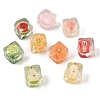 Clear Resin Artificial Ice Cubes with Embedded Flower or Fruit RE-CBAE54B-01-1