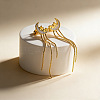 304 Stainless Steel & Shell Stud Earrings for Women WG2C931-01-3