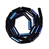 Electroplate Opaque Glass Beads Strands EGLA-Q132-02A-F04-2
