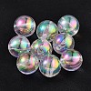 Eco-Friendly Transparent Acrylic Beads PL734-2-2