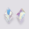 K9 Glass Rhinestone Pendants GLAA-K034-I01-2