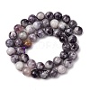 Natural Lepidolite Beads Strands G-G284-A02-8mm-4