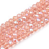 Electroplate Glass Beads Strands EGLA-A044-T4mm-L21-1