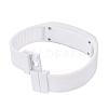 High Quality LED Light Rectangle Silicon Electronic Wristwatches WACH-N045-03A-6