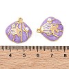 304 Stainless Steel Enamel Pendants STAS-Q119-27G-03-3