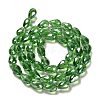 Electroplate Glass Beads Strands EGLA-D015-15x10mm-19-4