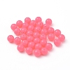 Fluorescent Acrylic Beads MACR-R517-8mm-04-2