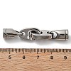 304 Stainless Steel Interlocking Clasps STAS-V008-24P-3