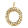 Ion Plating(IP) 304 Stainless Steel Micro Pave Cubic Zirconia Pendants STAS-Z107-03G-14-1