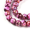 Baking Paint Glass Beads Strands X-DGLA-N003-6mm-B03-4