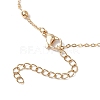 Electroplated Raw Natural Quartz Pendant Necklaces NJEW-JN04968-6