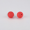 Round Silicone Focal Beads SI-JX0046A-45-2