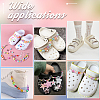 Acrylic Curban Link Shoe Decoration Chain AJEW-PH0011-09-6