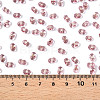 Baking Paint Transparent Glass Seed Beads SEED-N006-05F-4