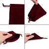 Rectangle Velvet Pouches X1-TP-R002-10x12-02-2