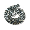 Transparent Electroplate Glass Beads Strands EGLA-F150-FR01-2