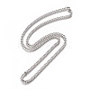 Men's Cuban Link Chain Necklaces NJEW-L172-01D-2