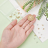 40Pcs 2 Colors Brass Tube Bails KK-AR0003-89-3