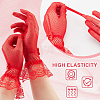 3 Pairs 3 Color Flower Pattern Lace Gloves AJEW-GA0006-17-5