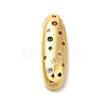 Brass Cubic Zirconia Pendants KK-M295-13G-I-1