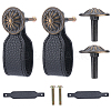 PU Leather Drawer Handles FIND-WH0290-10A-AB-1
