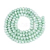 Anti-Tarnish Electroplate Rondelle Glass Beads Strands EGLA-T021-3mm-17-08-2