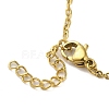 Round Plastic Imitation Pearl Pendant Necklaces & Bracelets & Stud Earrings Sets SJEW-C004-03G-3