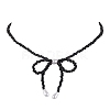 Bowknot 304 Stainless Steel Necklaces NJEW-JN04670-4